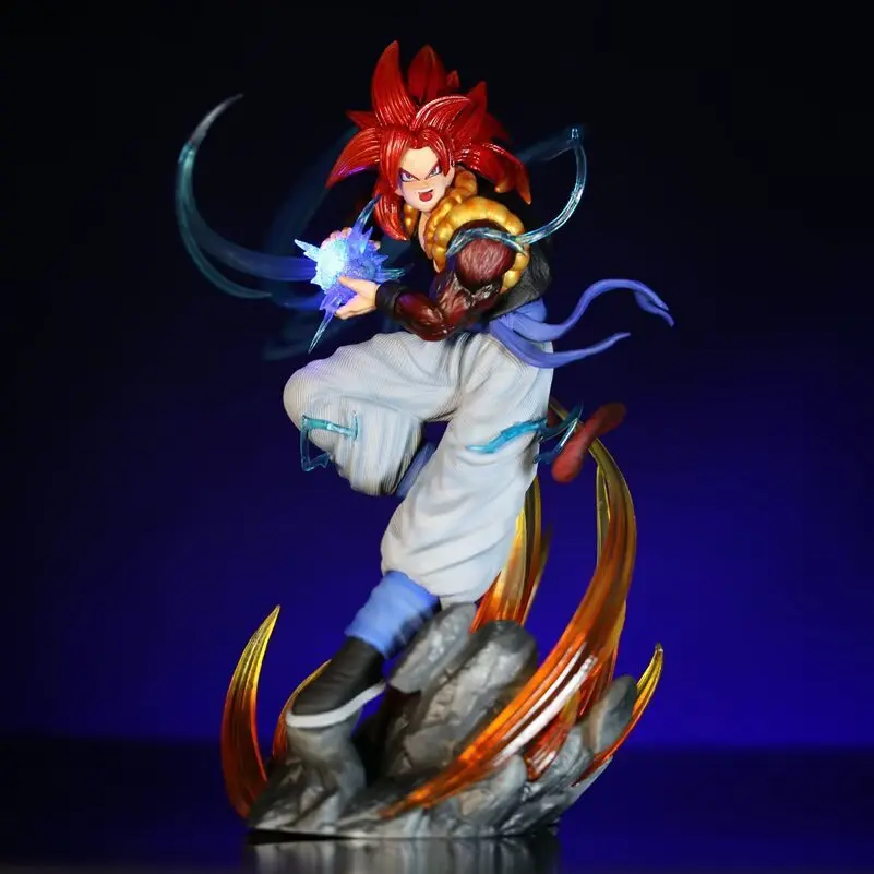 

Фигурка Dragon Ball Gogeta, фигурки Emit Light Gogeta, экшн-фигурка, украшение для стола, коллекция кукол, статуя, модель, детские игрушки, подарки