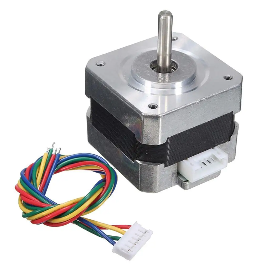 Nema 17 Bipolar Stepper Motor 28N.cm 0.4A 12V 4 Wire for CNC/3D Printer