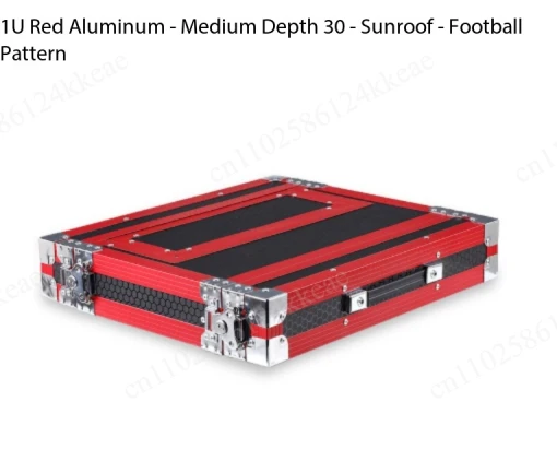 1U Microphone Air Case Receiver Cabinet One to Two Wireless Storage Box Microphone Chassis Aluminum Alloy Box