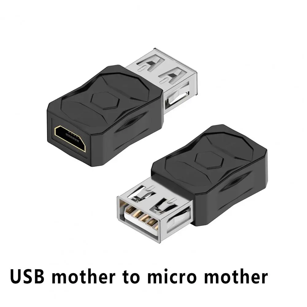Fast Charging Usb Adapter High-speed Micro to Mini Usb Adapter for Simple Plug Play Transmission Male to Female 2.0a for Usb