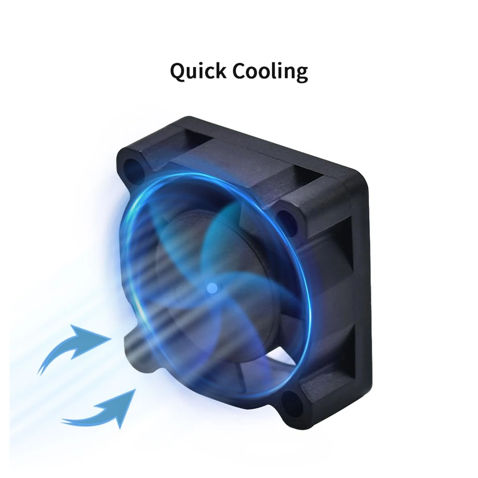 Hotend Cooling Fan 2510 5V PWM 18000PRM for P1P P1S 3D Printer Parts Accessories Hotend Cooling Fan Hotend Cooling Fan 2510
