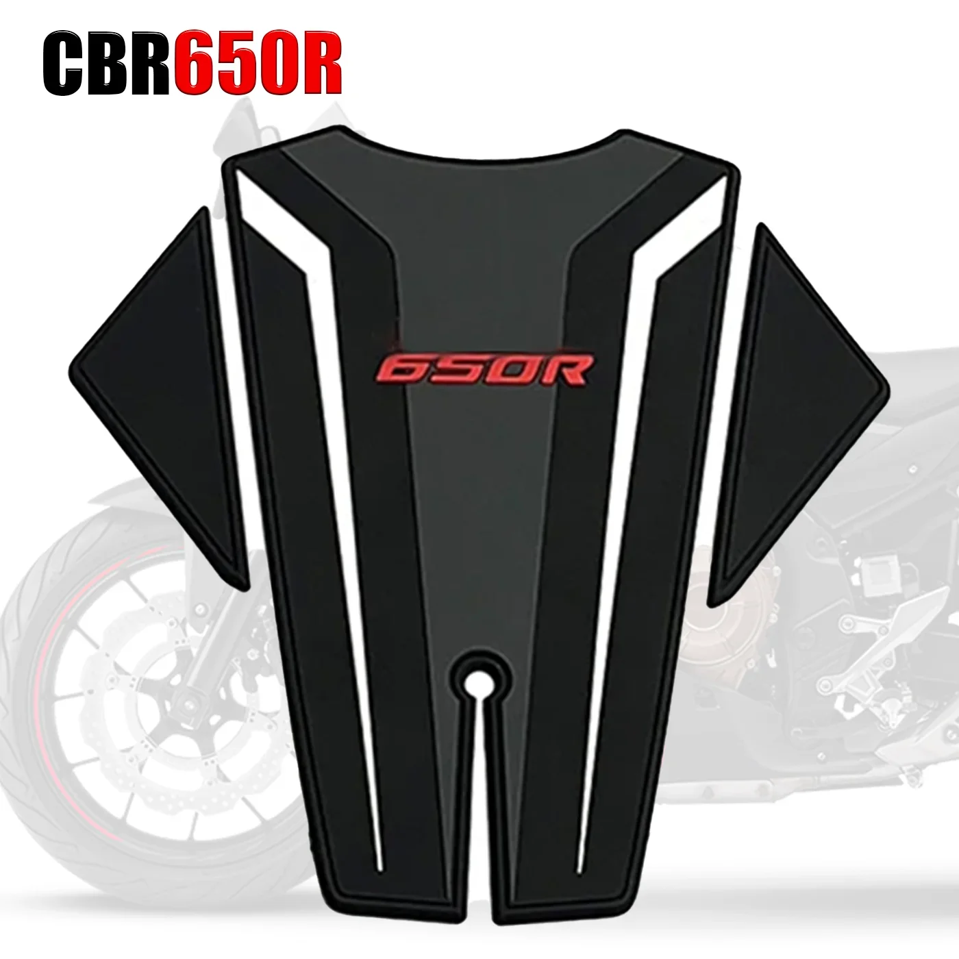 Fit HONDA CBR650R Motorcycle New Rubber Anti slip Pad Fuel Tank Protection Sticker Decal adhesive 2021-2023