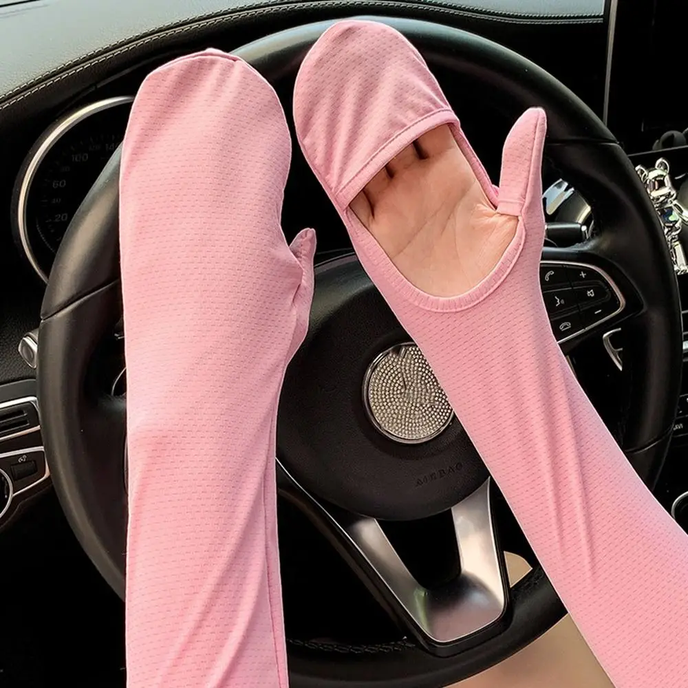 

Finger Cover UV Insulation Driving Gloves Loose Arm Warmers Sun Protection Cover Sunscreen Sleeve Arm Warmers Ice Silk Sleeves