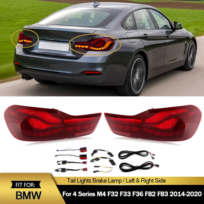 

Левый + правый GTS стиль для BMW 4 серии F32 F36 M4 F82 F83 задние светодиодные задние фонари