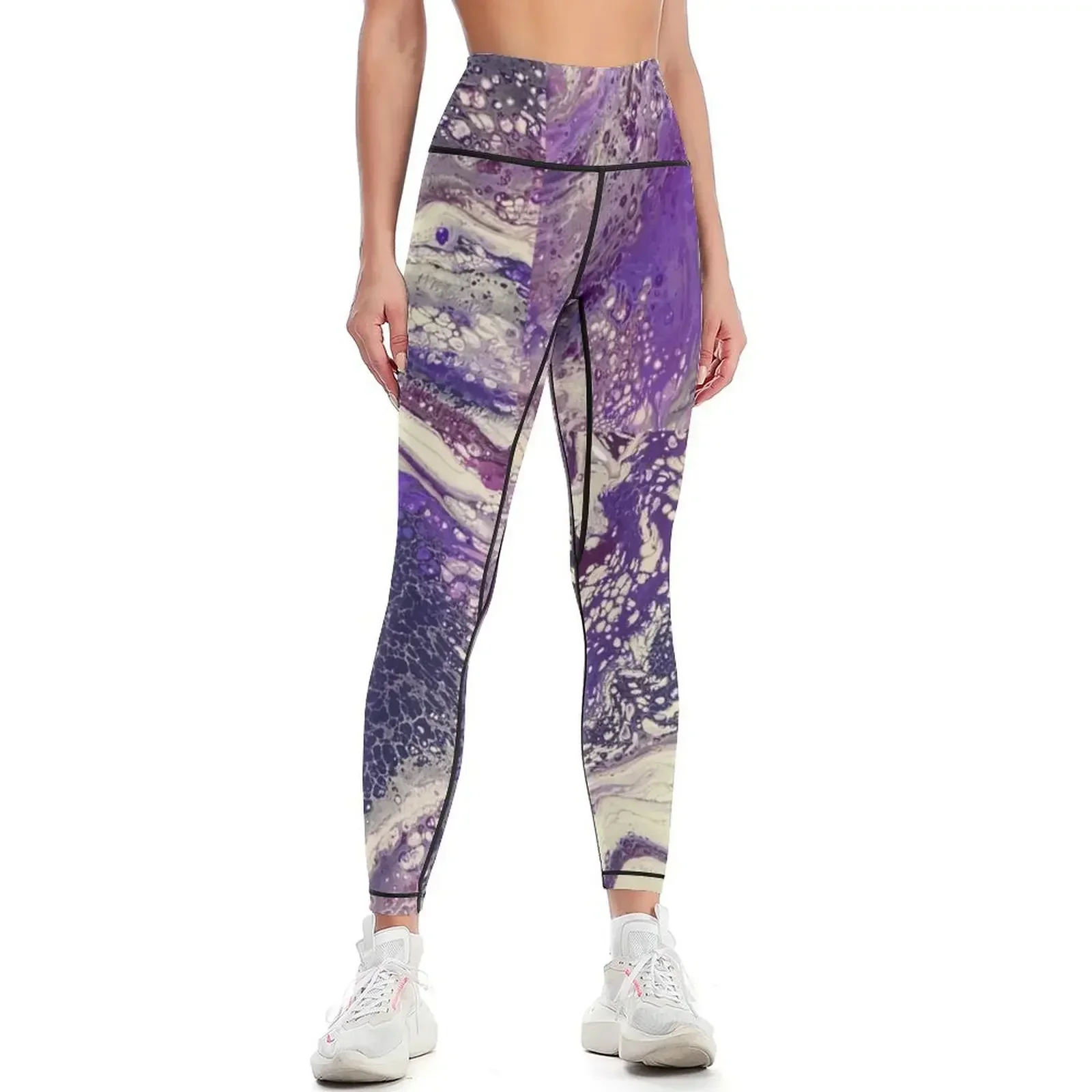 

Violet Vixen Leggings legging gym high waist sports for Sports female Womens Leggings