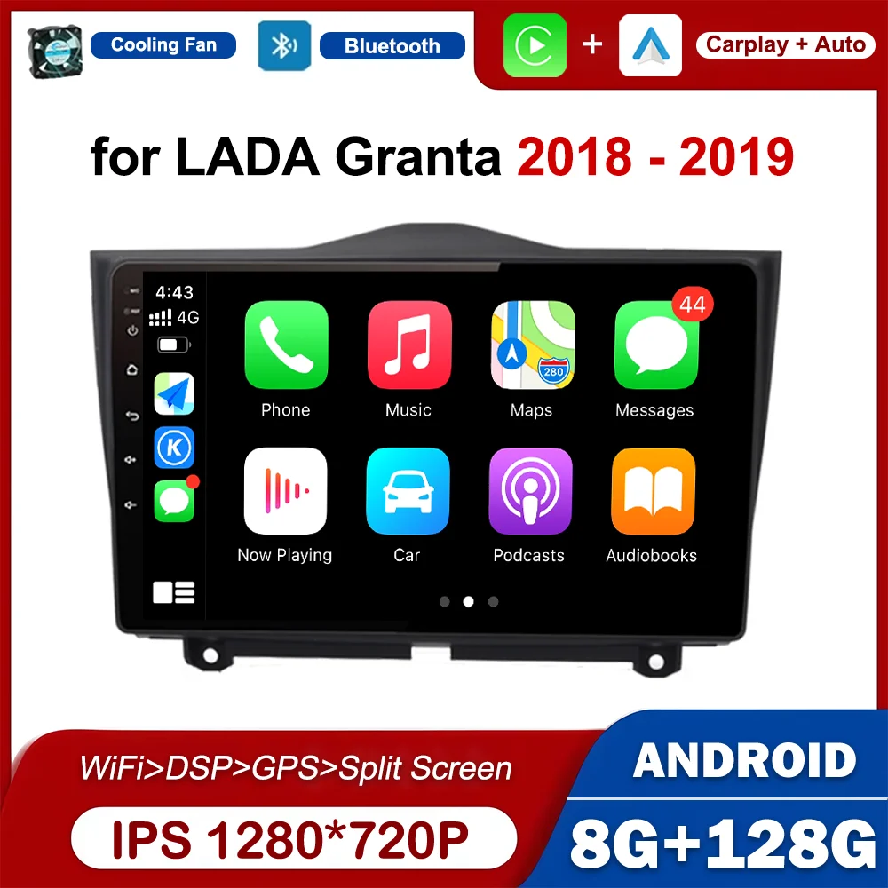 

for LADA Granta 2018 - 2019 GPS Navigation Android Intelligent System 2.5 D IPS Touch Screen 9 inch Car Radio Multimedia Player