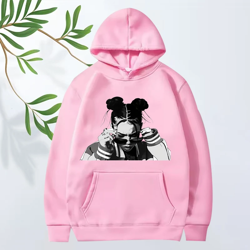 Nina Chuba fashion classic graphic hoodie 2025 men women funny vintage Long sleeve Sweatshirt with print oversized hoodie unisex