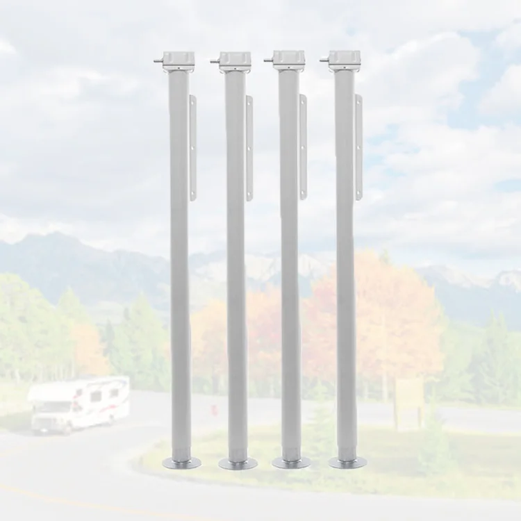 Steel Manual RV Trailer Jack X4 Four-in-One Set for Car Models including Motorhome Parts