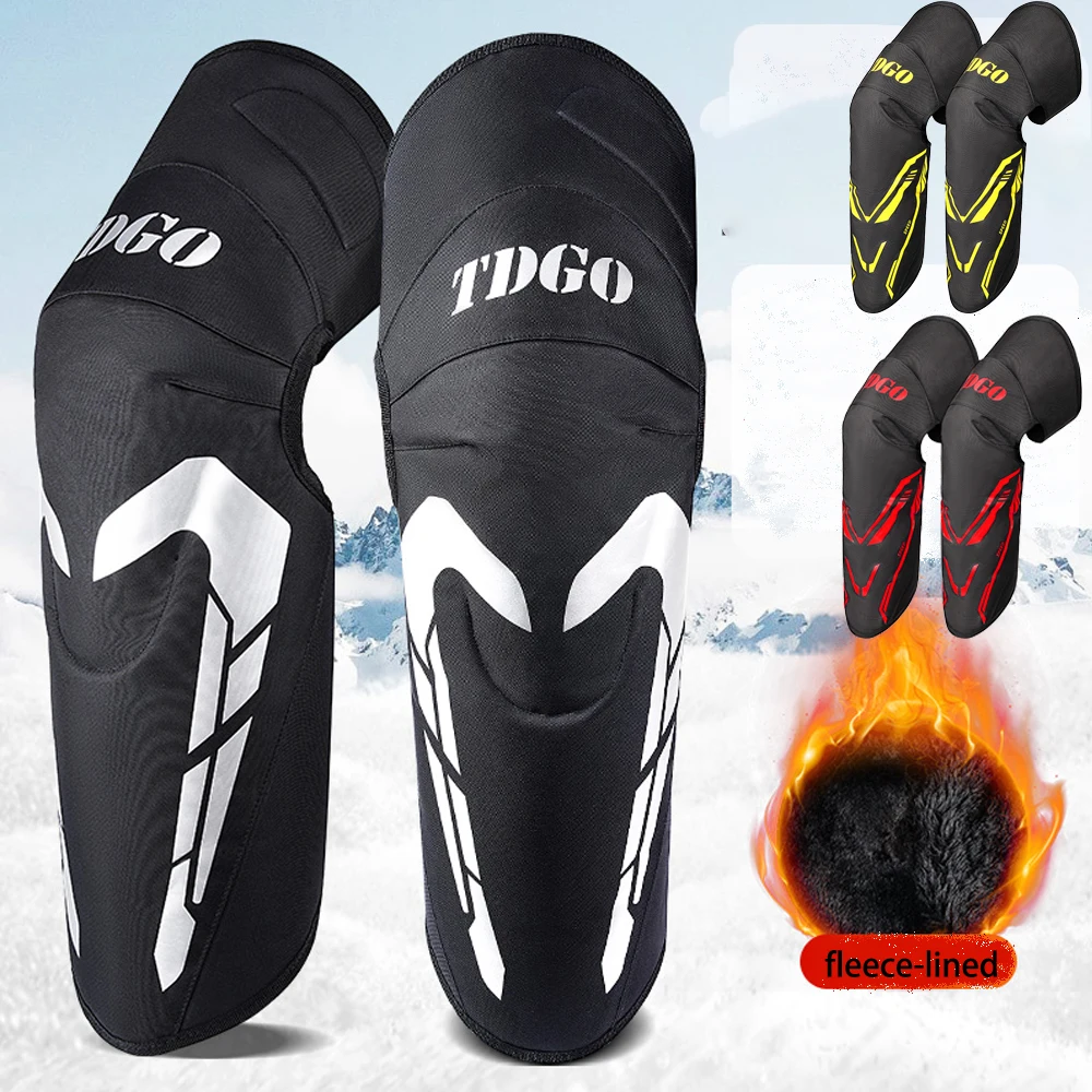 

Winter Motorcycle Riding Knee Warm Pads Moto CE2 Protective Gear Fall Cold Protection Windproof Leg Guards For Men Women