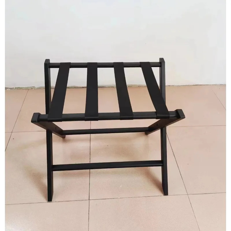 Wood Foldable Luggage Storage Hotel Wooden Luggage Rack Storage Stands and Racks Guest Room Luggage Rack