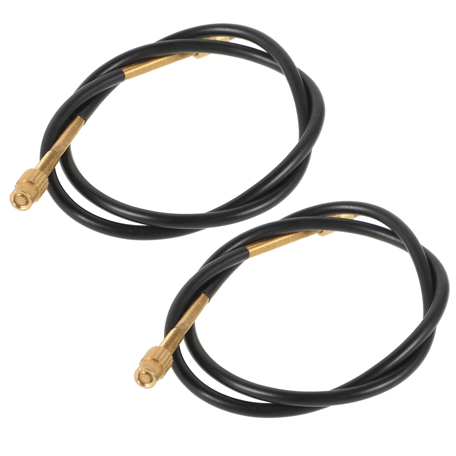 

2 Pcs Bass Replacement Parts Instrument Tail Cord Rope Guitar Accessories Kit Accessory Black Upright