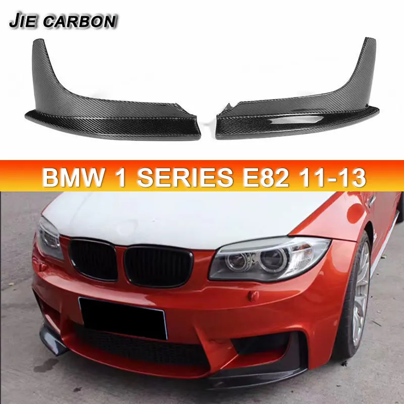 

BMW 1 Series 1M E82 E87 Carbon Fiber RZ Style Higher quality Front Wrap Corner Front Bumper Protector Corner Trim Body Parts