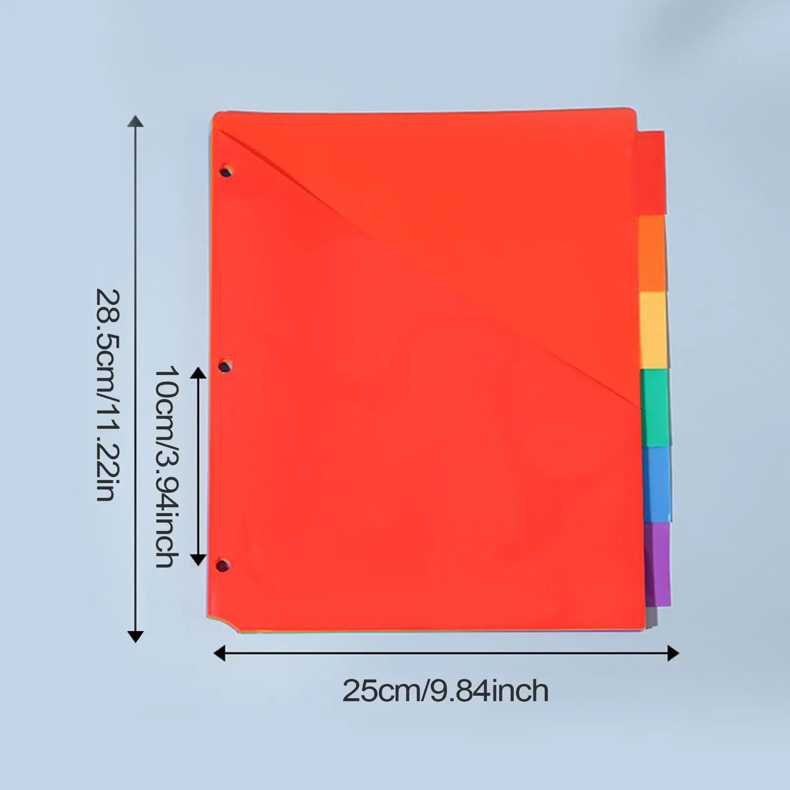 Разделители для переплета вкладок Разделители страниц Вставная большая вкладка для переплета Водонепроницаемые разделительные карманы для ноутбука Органайзер для индекса раздела для