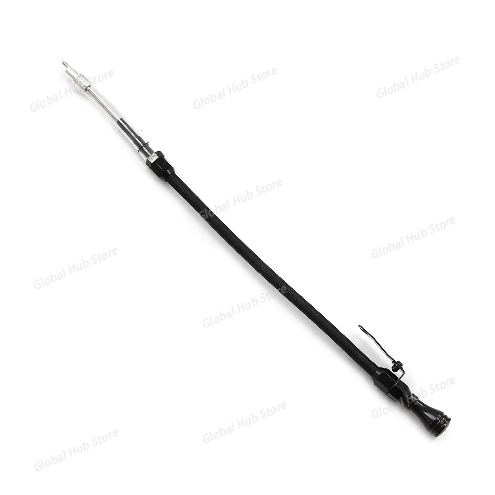 Black Flexible Stainless Oil Dipstick For LSX LS1 LS2 LS6 4.8L 5.7L 6.0L 6.2L