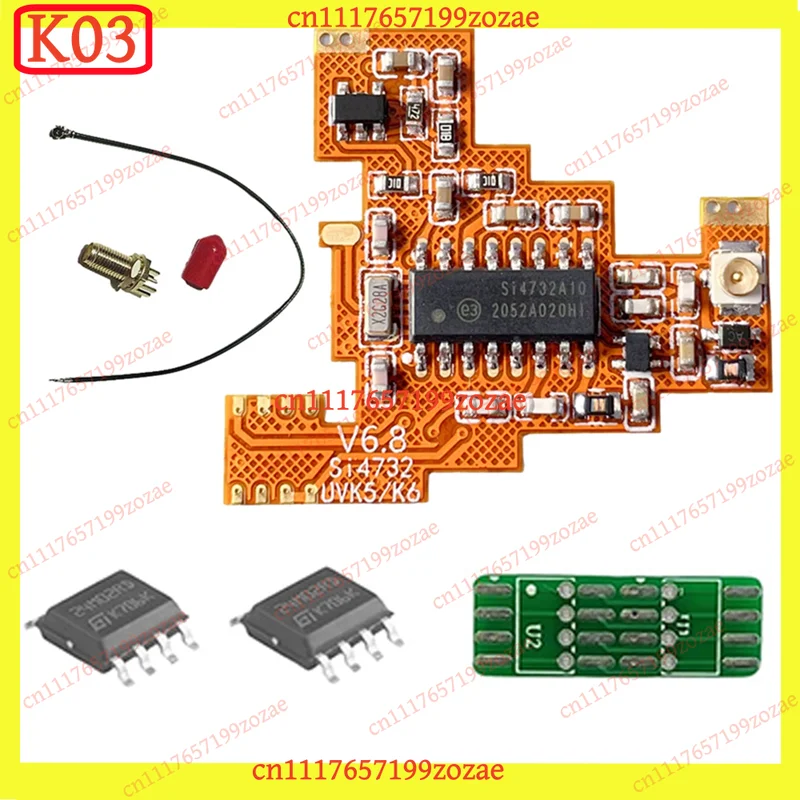 LK k3 SI4732 V5.0 HF Shortwave Receiver Module with 2M EEPROM, Full Band SSB Adapter Compatible for Quansheng UV-K5 K6