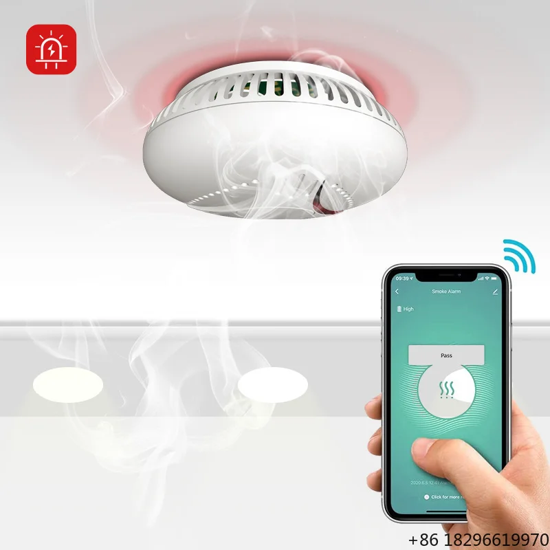 smart-home-10-years-battery-life-interlinked-24ghz-wi-fi-smoke-alarm-system-with-en14604-as3786