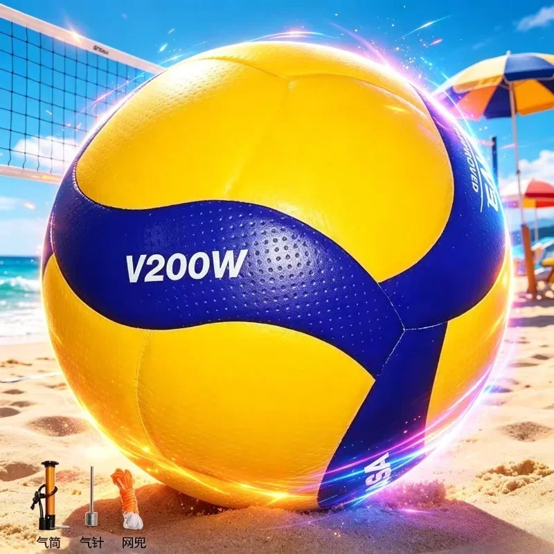 New High Quality Size 5 Volleyball V200W V300W Game Training Professional Game Indoor Volleyball NO.5Volleyball Accessories