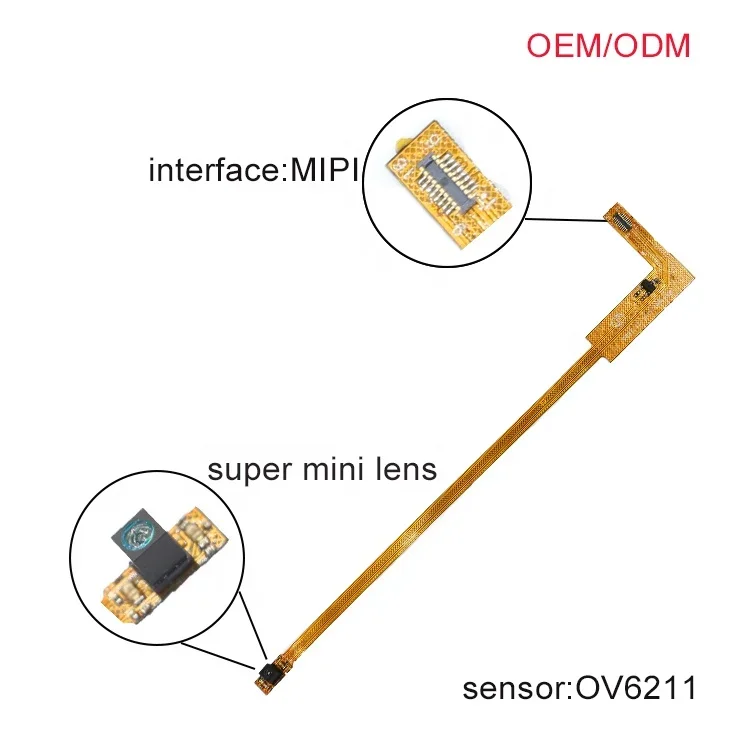 HZ OEM Low-Power OV6211 OmniVision HD CMOS Sensor 90 Grad Weitwinkelobjektiv Mini Mipi Schnittstellenmodul 400*400