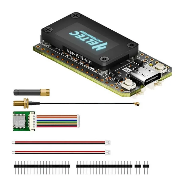 Meshtastic Heltec V4 OLED Solar Powered LoRa 32 Dev-Board GPS ESP32 SX1262 WiFi BLE Low Power with Big Antenna for Arduino IoT