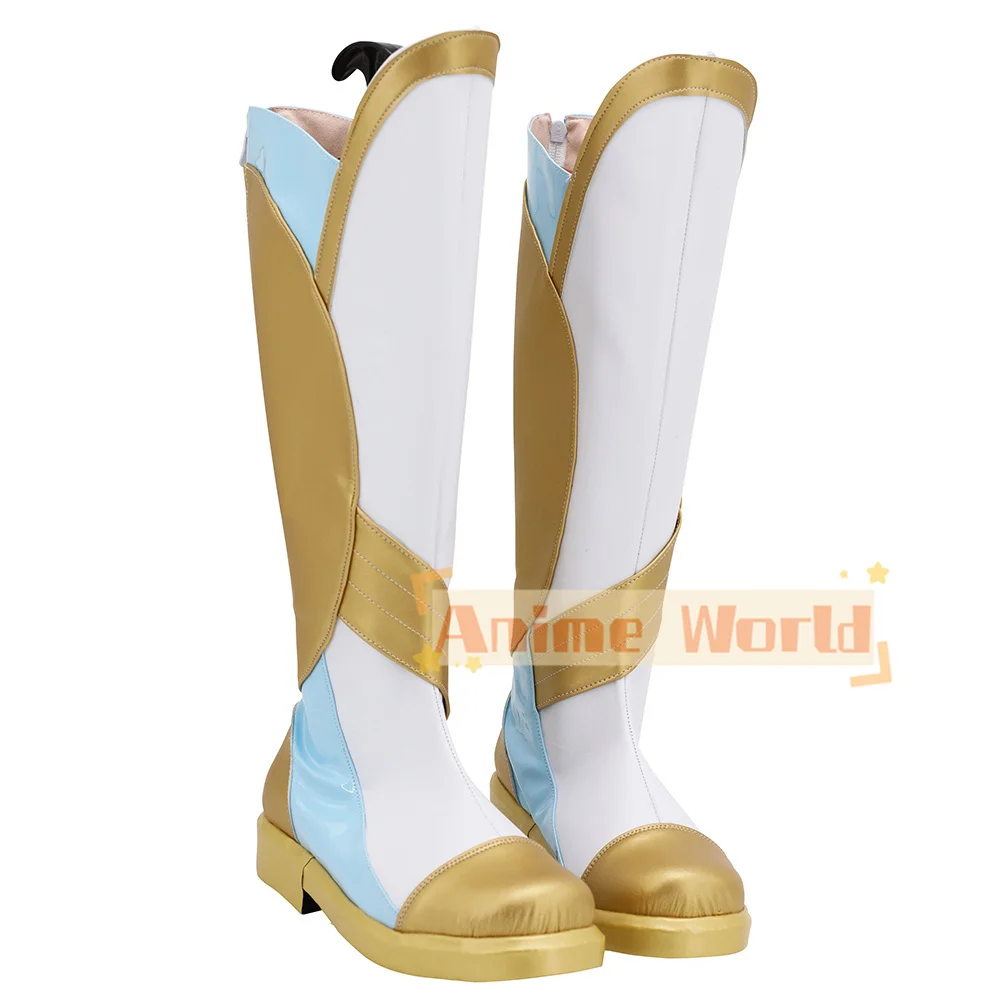 Disguise She Ra คอสเพลย์รองเท้าบู๊ทส์อะนิเมะการ์ตูนเจ้าหญิงพาวเวอร์เครื่องแต่งกายอุปกรณ์เสริมผู้หญิงรองเท้าพร็อพแฟนซีแต่งตัวปาร์ตี้