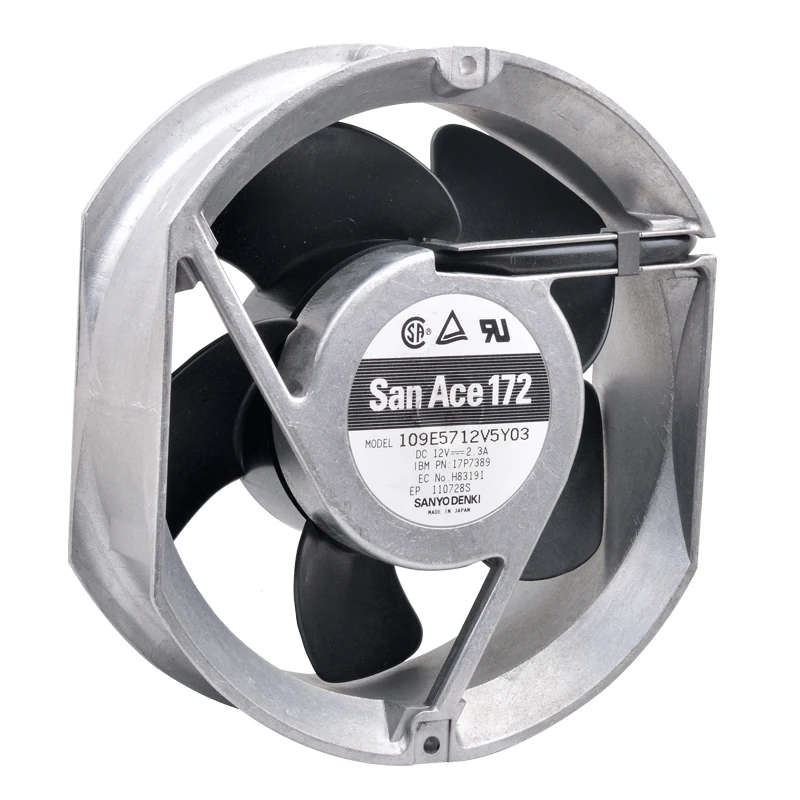 109E5712V5Y03 17P7389 17cm 170mm 170x150x51mm DC12V 2.3A 4 lines Aluminum High Temperature Cooling Fan for Servers