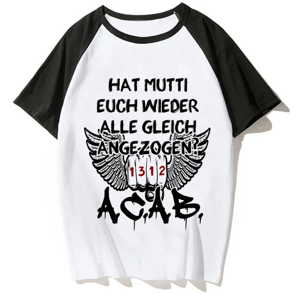 Acab t-shirts men designer graphic Tee male graphic clothing