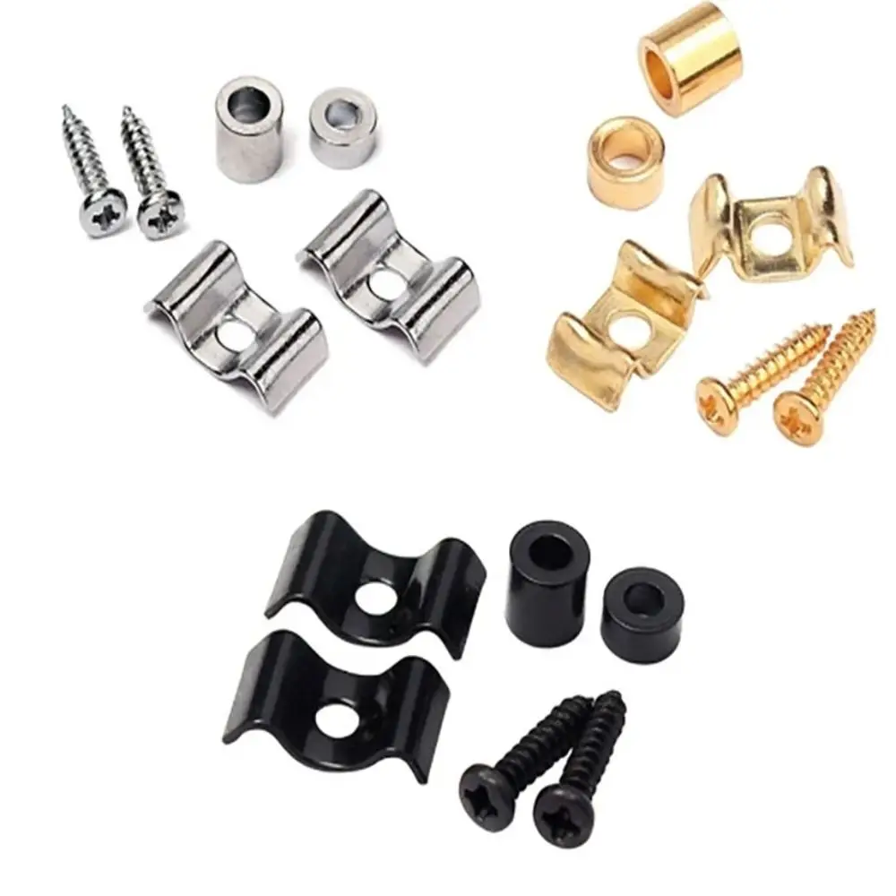 

Accessories Electric Guitar String Buck Silvery/Black/Gold Guitar Guide String Guide with Screws Fixed Chord