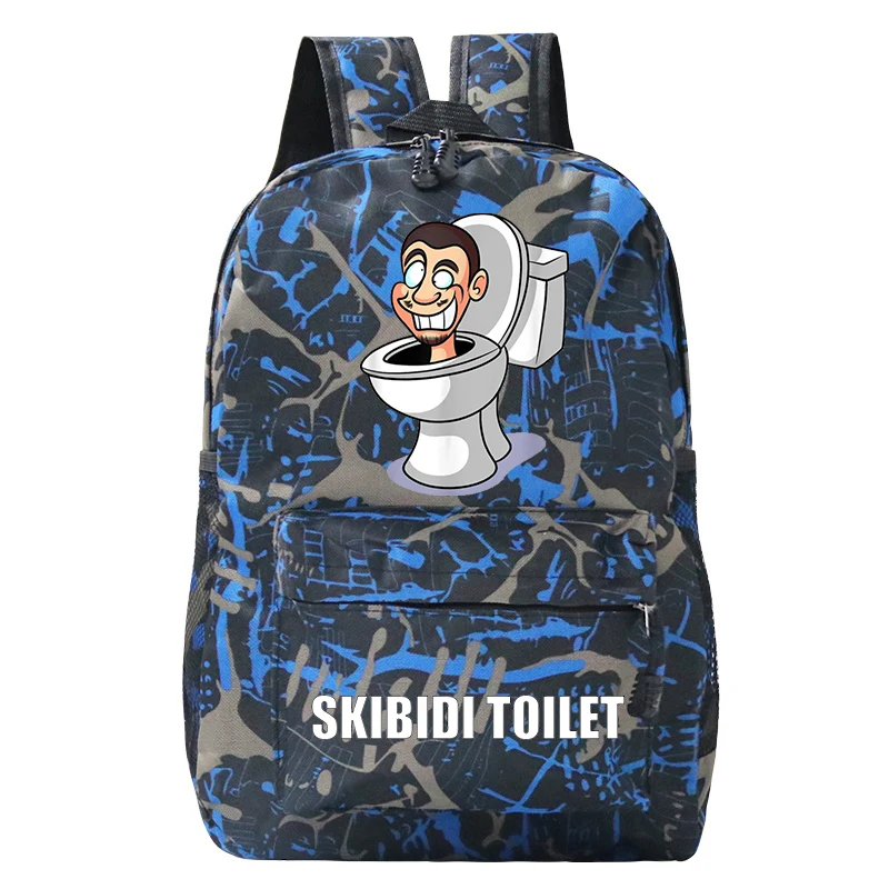 

Skibidi Toilet Schoolbag Backpack Game Cartoon Print Student Boys Girls Daily Bookbag Men Laptop Bagpack Travel Bag Kids Daypack