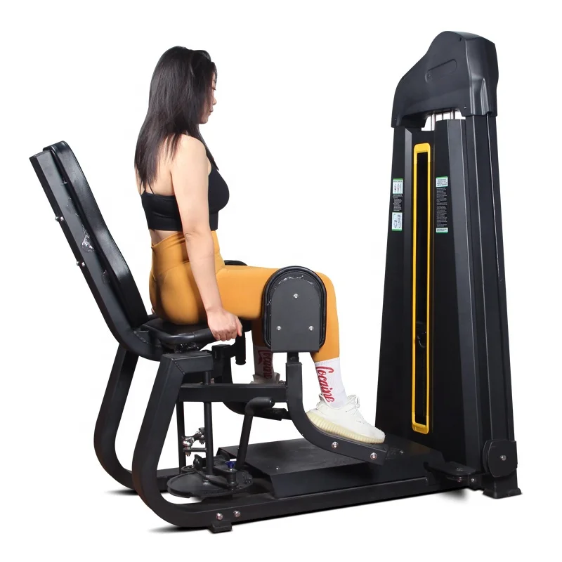 

The gym uses the hip abductor and adductor to load the thigh extractor and adductor.
