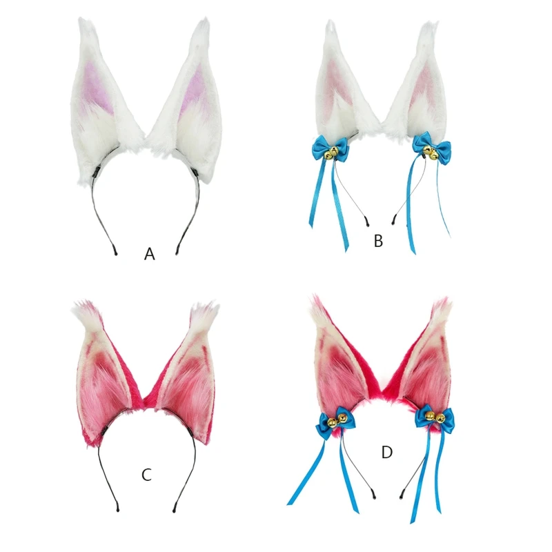 

Plush Hairpin Ears for Party Hair Clips Furry Headband Headpiece New Dropship