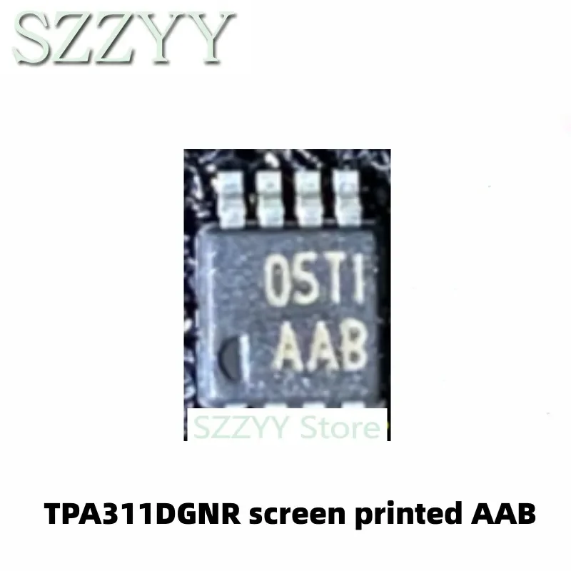 5PCS TPA311 TPA311DGNR screen printed AAB MSOP packaged mono audio power amplifier chip