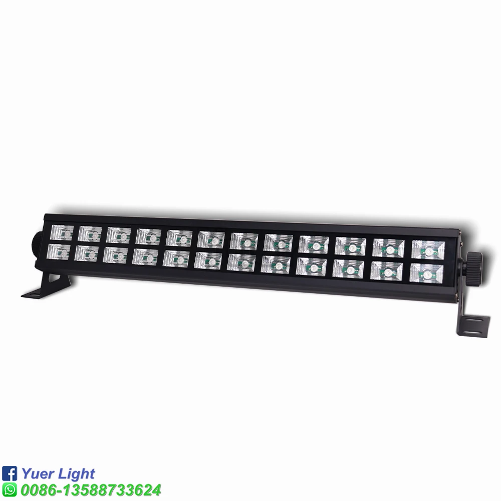 Éclairage de Scène Stroboscopique à Barre UV RGBW, Lavage Mural LED, pour ixà Domicile, Club, Chang, DJ, Hall pour Noël, brevIntérieure, Lampe à