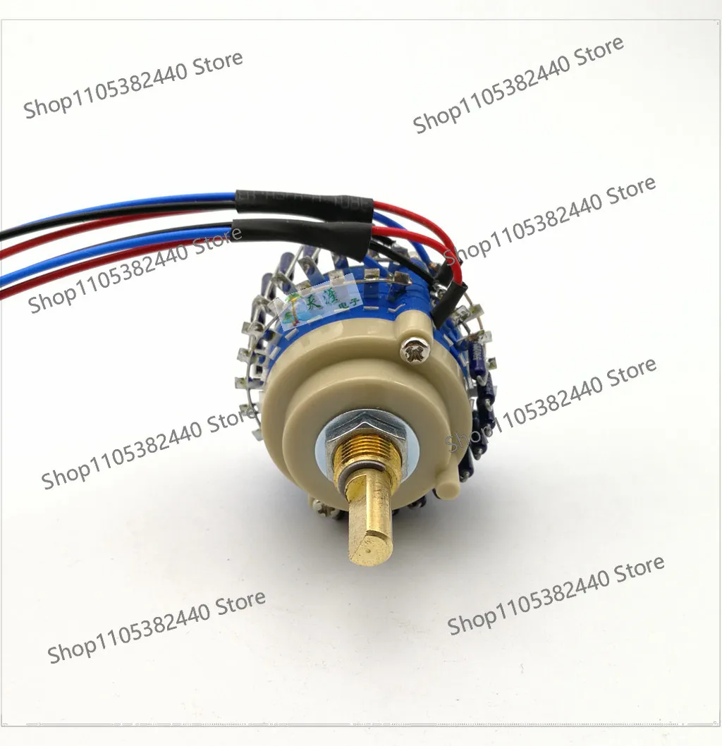 MN Type Balanced Volume Potentiometer, 2x23 Step Dale Resistors Audio HIFI Stereo Control (10K/20K/50K/100K/250K)