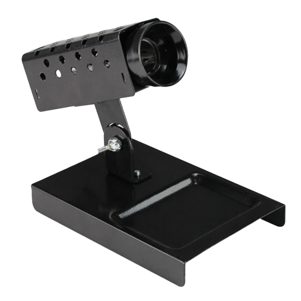 For Hobbyists Metal Welding Bracket Portable Soldering Stand Portable Soldering Iron Holder Compact Metal Base