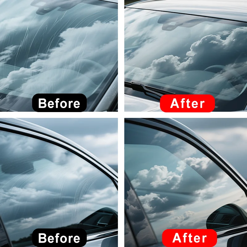 50g Car Windshield Scratch Repair Agent - Professional Glass Restorer, Quick-Acting, Easy to Use, Enhances Clarity