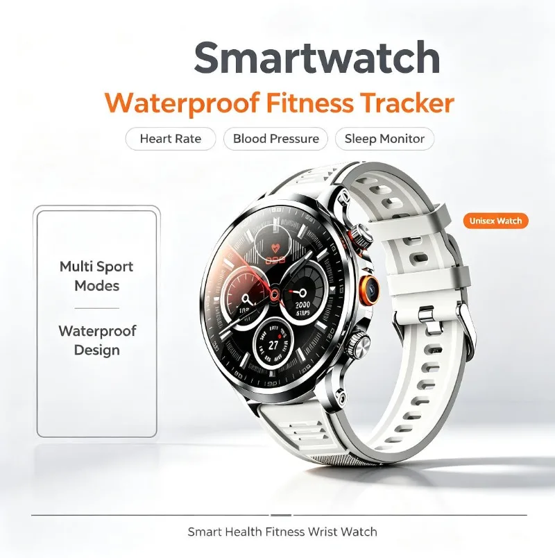 New H18 Fitness Sports Smartwatch HD Spherical Screen WIFI GPS Independent Call 128GB Wrist Watch