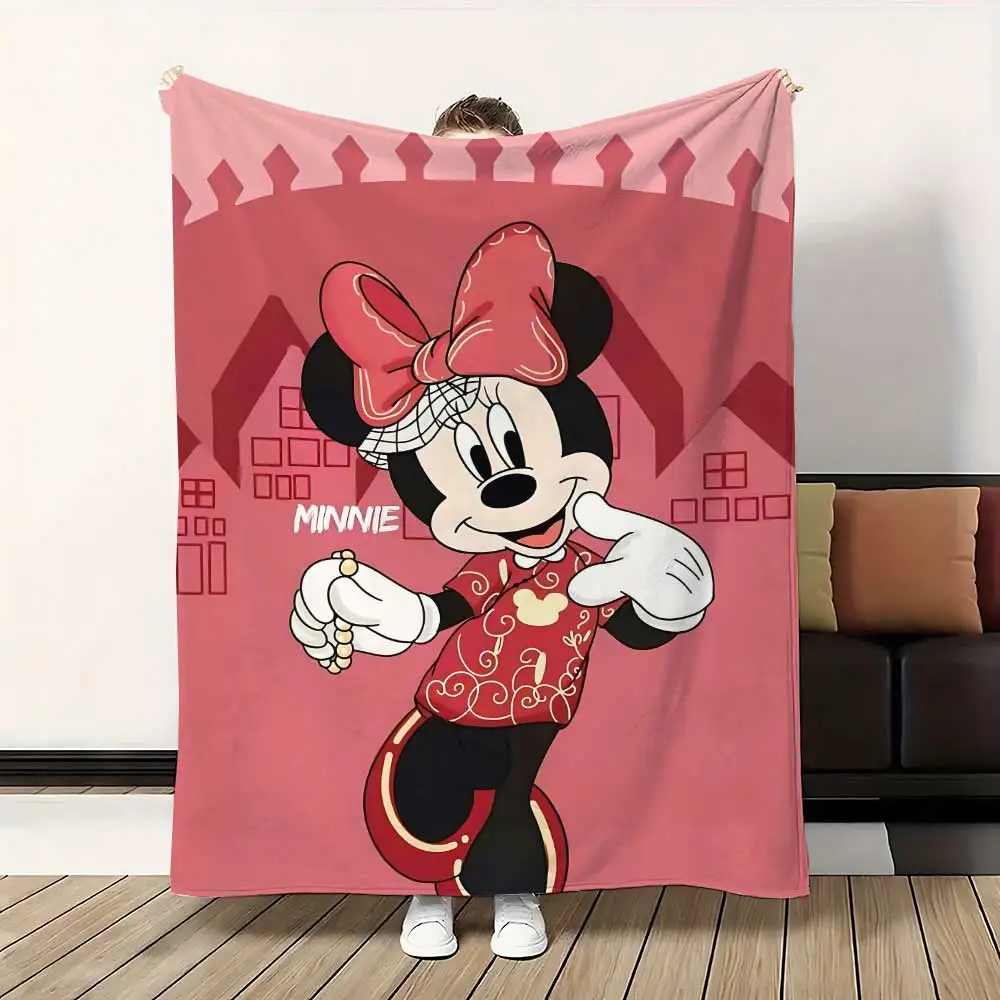 Black-eared Mouse Decorative Sofa Blankets for Bed Blanket Oversized Home Bedroom Decoration Bedspread the Throw Warm Winter Nap - view 2