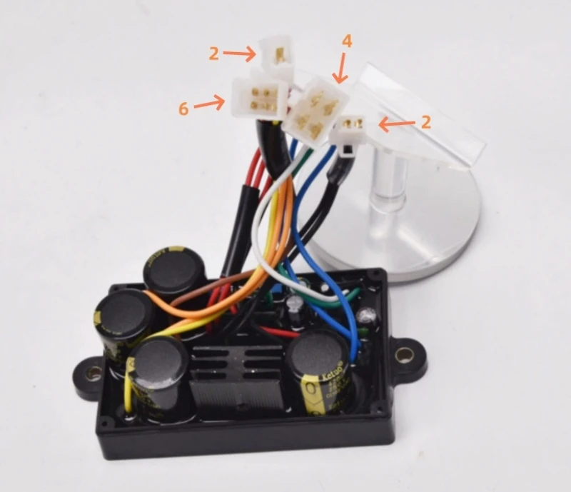 

HJ-5K25DH-6 Gasoline Engine Automatic Voltage Regulator 14 Wire 5KW12 Wire Single-phase Control Stabilizer AVR