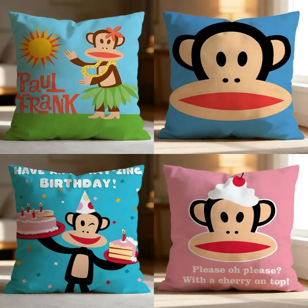 

Мягкая моющаяся наволочка P-PPaul Frank для подушки, универсальная для дивана, кровати, путешествий и офиса