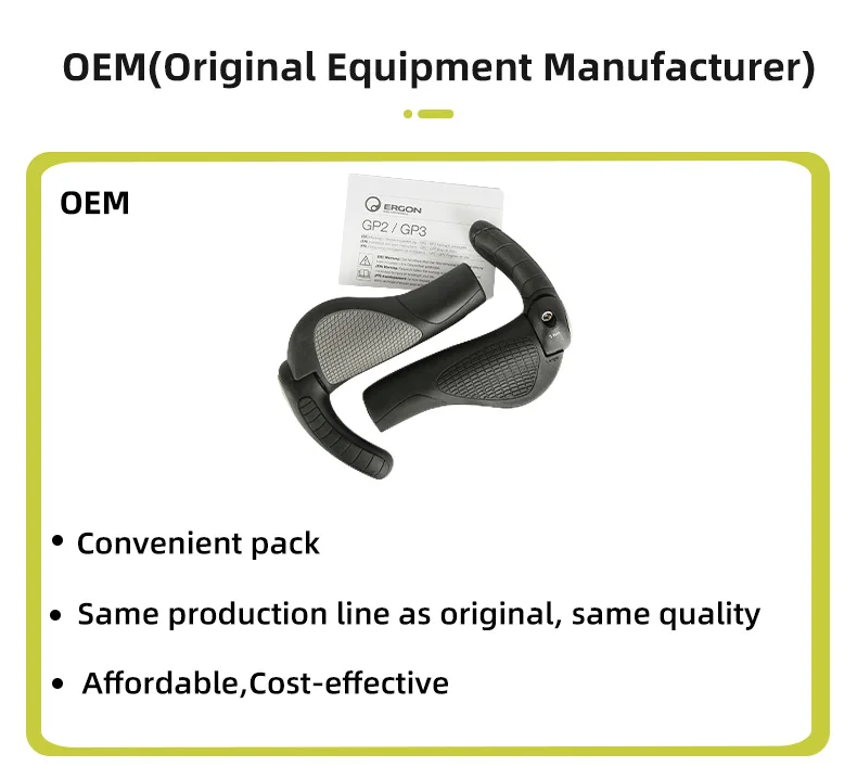 ERGON Fahrradgriffe aus Gummi, MTB-Griffe mit Klemmhalterung, Ergonomisch, Rutschfest, Stoßdämpfend, Lock-On-Enden, Mountainbike-Griffe – Detail 3