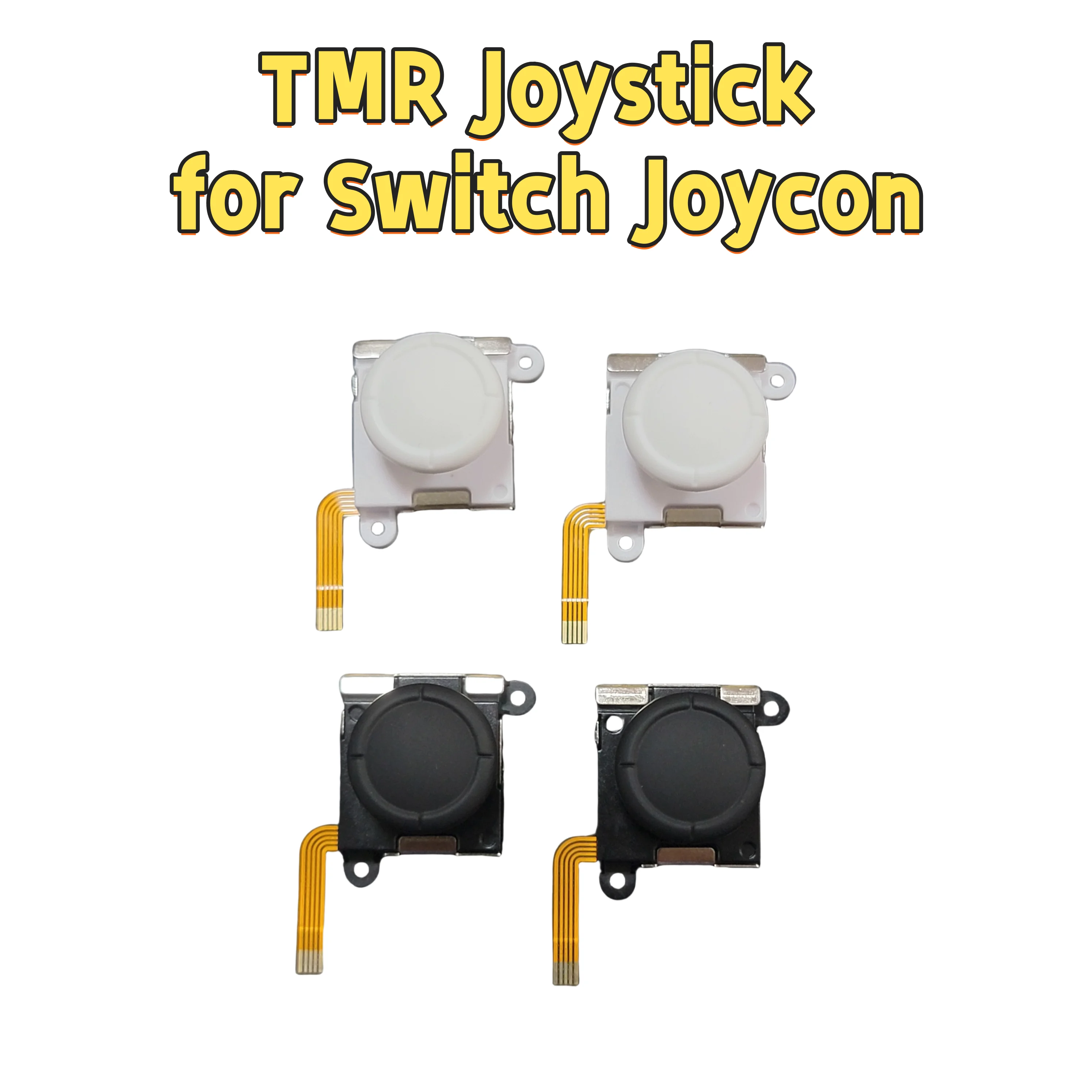10PCS K-SILVER JS19 White TMR Joystick for Switch/NS OLED Joy-Con for NS Lite TMR Electromagnetic 3D Analog Joystick ThumbStick