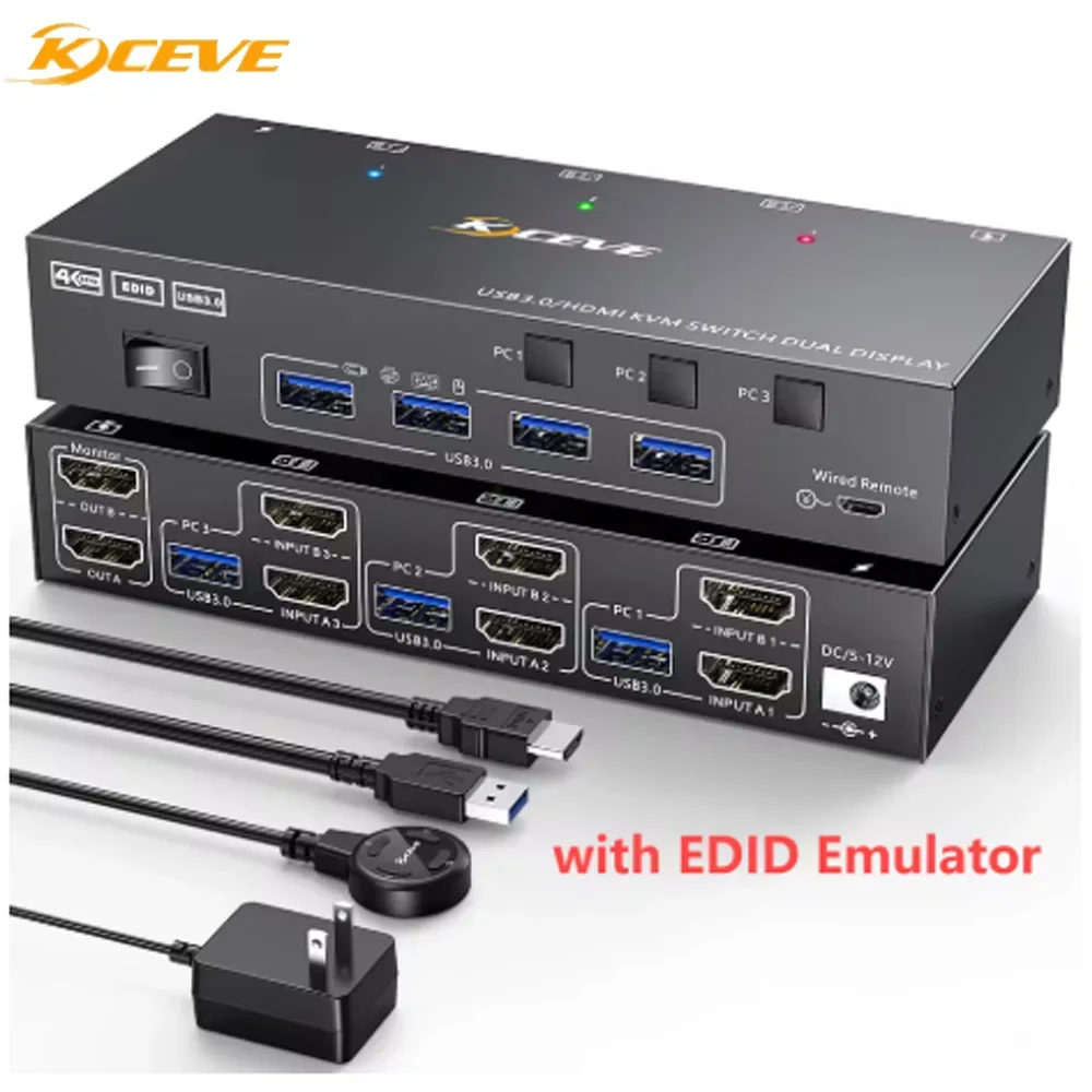 USB3.0 Kvm Switch 3… - image