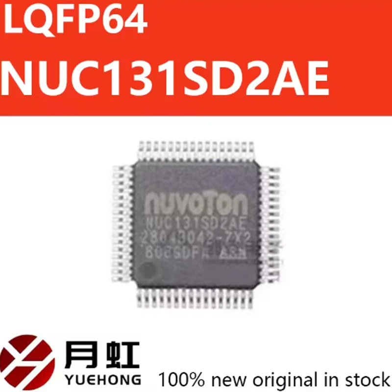 

1PC NUC131SD2AE New original NUC131SD2AE LQFP64 32-bit microcontroller elevator panel control IC