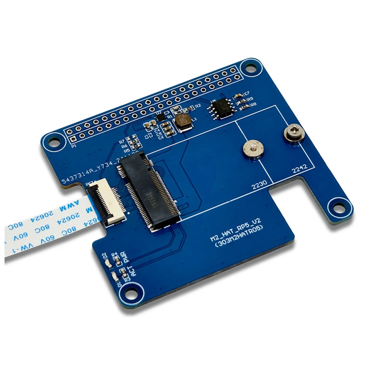 X61A_Voor Raspberry Pi 5 M.2 HAT+ uitbreidingskaart AI-kit