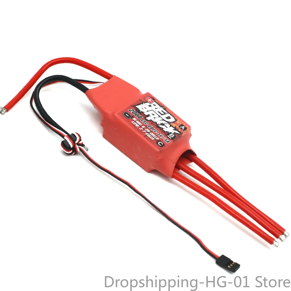 Red Brick 50A/70A/80A/100A/125A/200A Brushless ESC Electronic Speed Controller 5V/3A 5V/5A BEC for FPV Multicopter