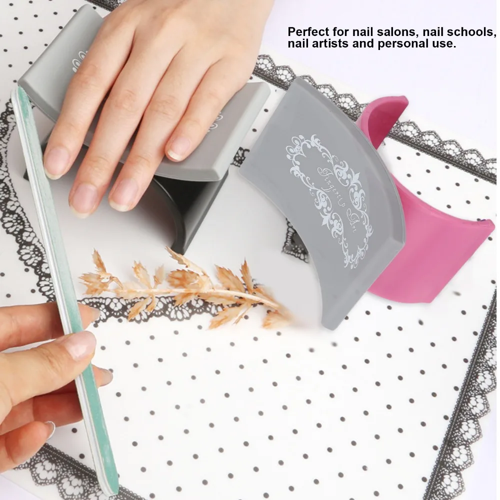 Soft Silicone Manicure Hand Rest Pink or Black Holder Nail Hand Rest Detachable Portable Nail Art Rest Nail Art Accessories