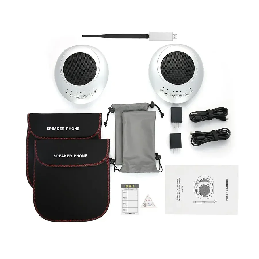 

Аудио-видео конференц-система USB Bluetooth Беспроводная конференц-зал Громкая связь Акустический телефон для прямой трансляции