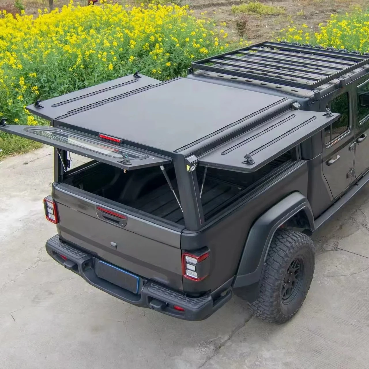 Dossel rígido personalizado para caminhões de captação F150 Hilux Ranger Raptor Venda quente de caminhão à prova d'água Camper