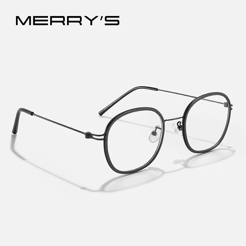 MERRYS DESIGN Fashion Oval Glasses Frame For Men Women Ultra Light Frames Popular Women Retro Frames S2410