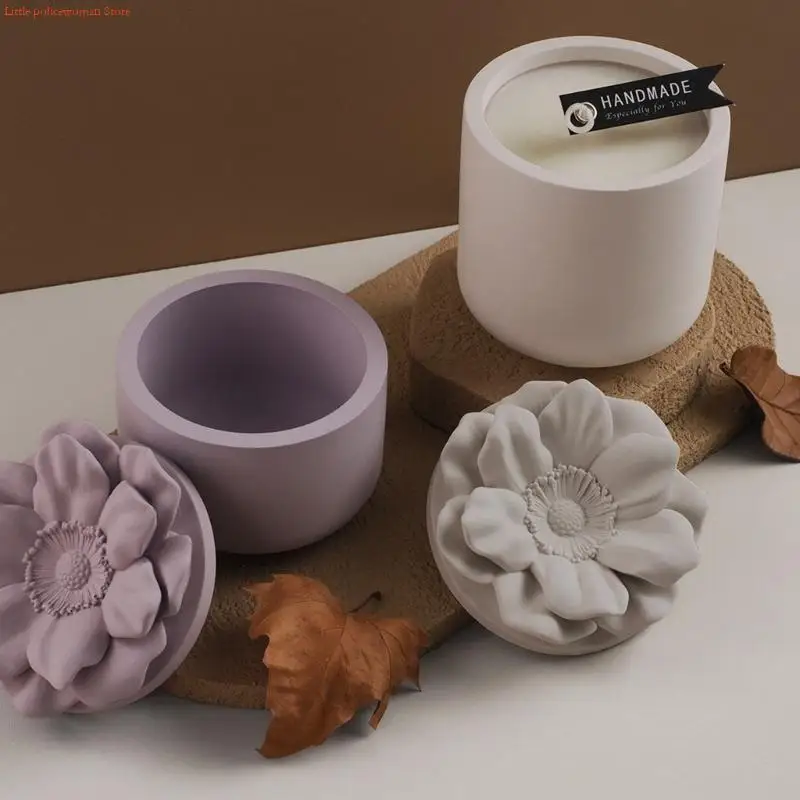 

F92D Многоцелевая прочная силиконовая форма для смолы Art Flower Jar